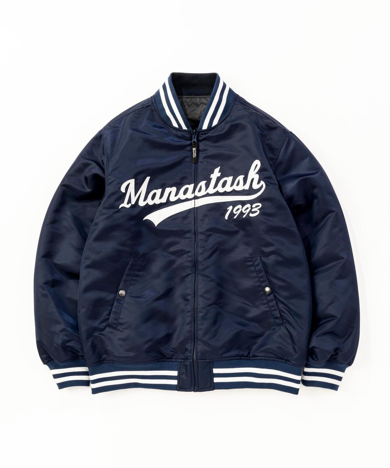 MANASTASH/可逆尼龍運動夾克