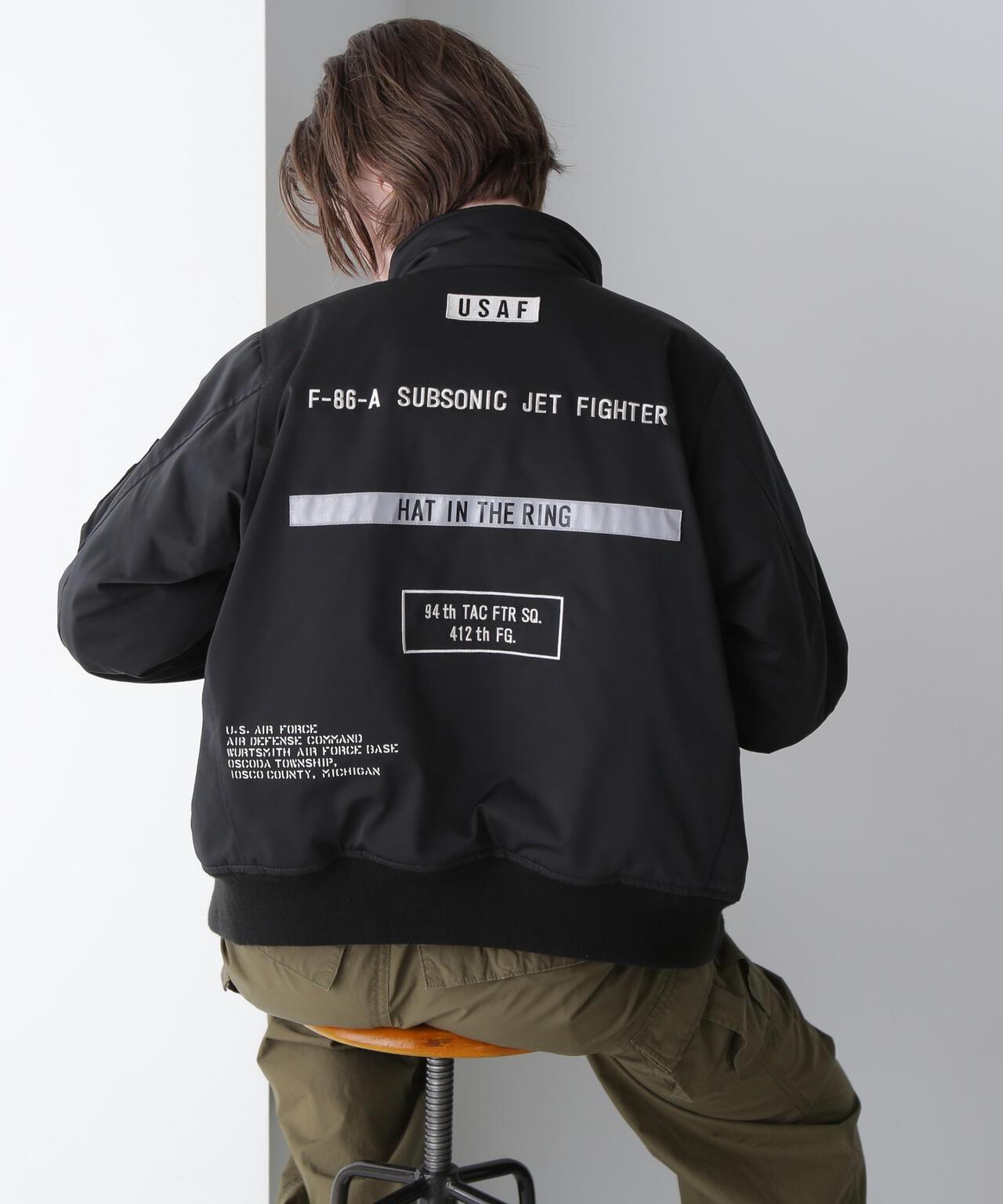 《直營店限定》STENCIL JKT "HAT IN THE RING"/印花夾克