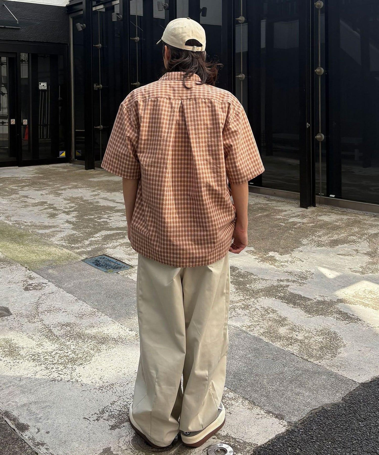 大口袋短袖襯衫