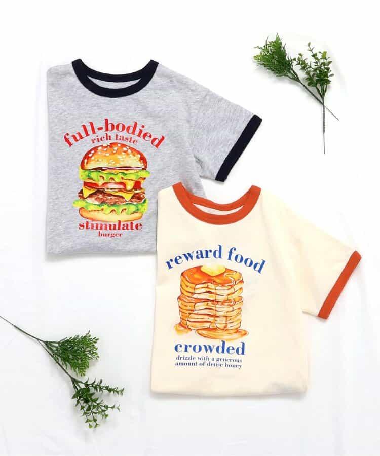 熱熱餅漢堡轉錄T恤