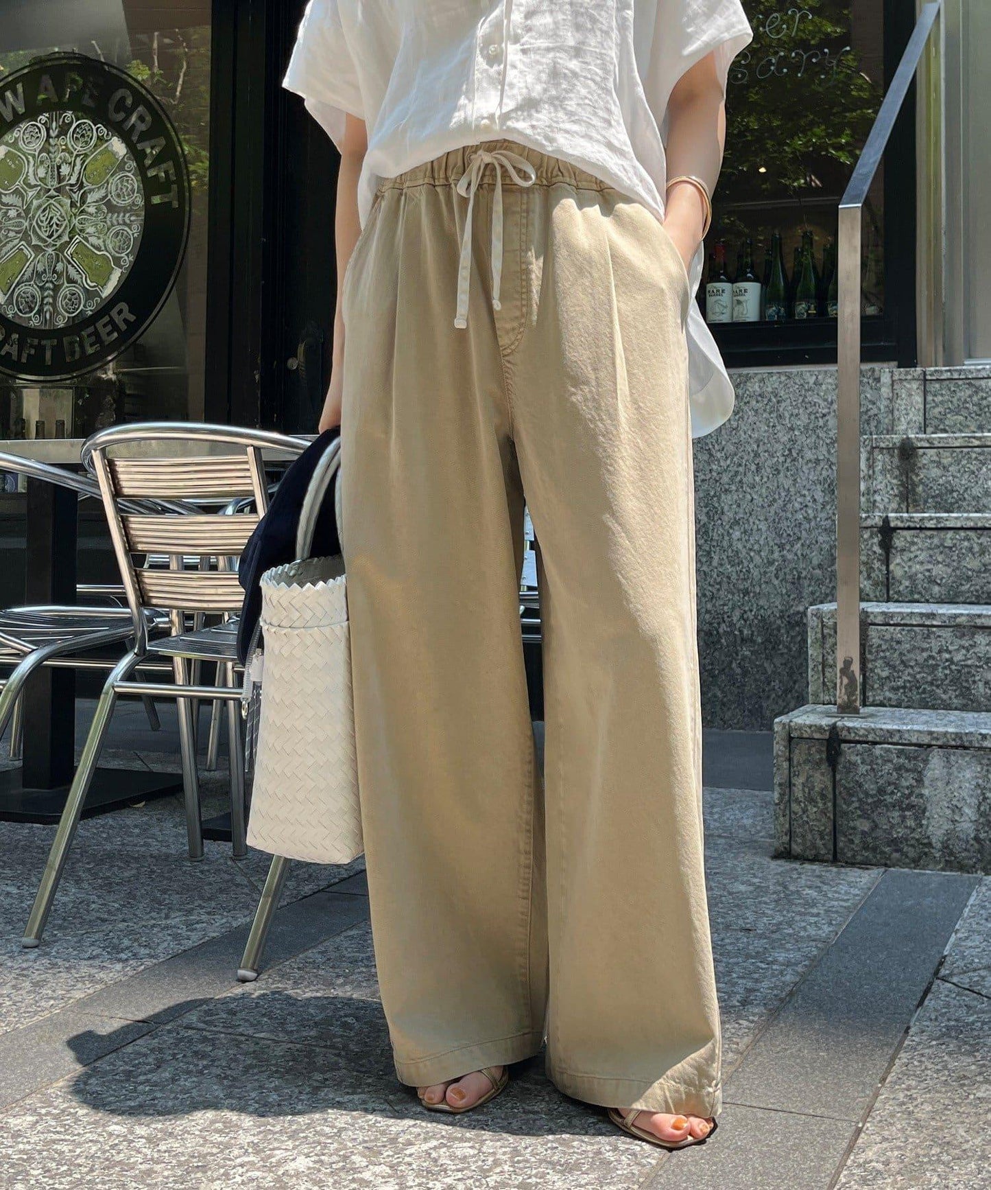 【售後即售罄!售罄尺碼再次決定!】牛仔寬鬆休閒褲