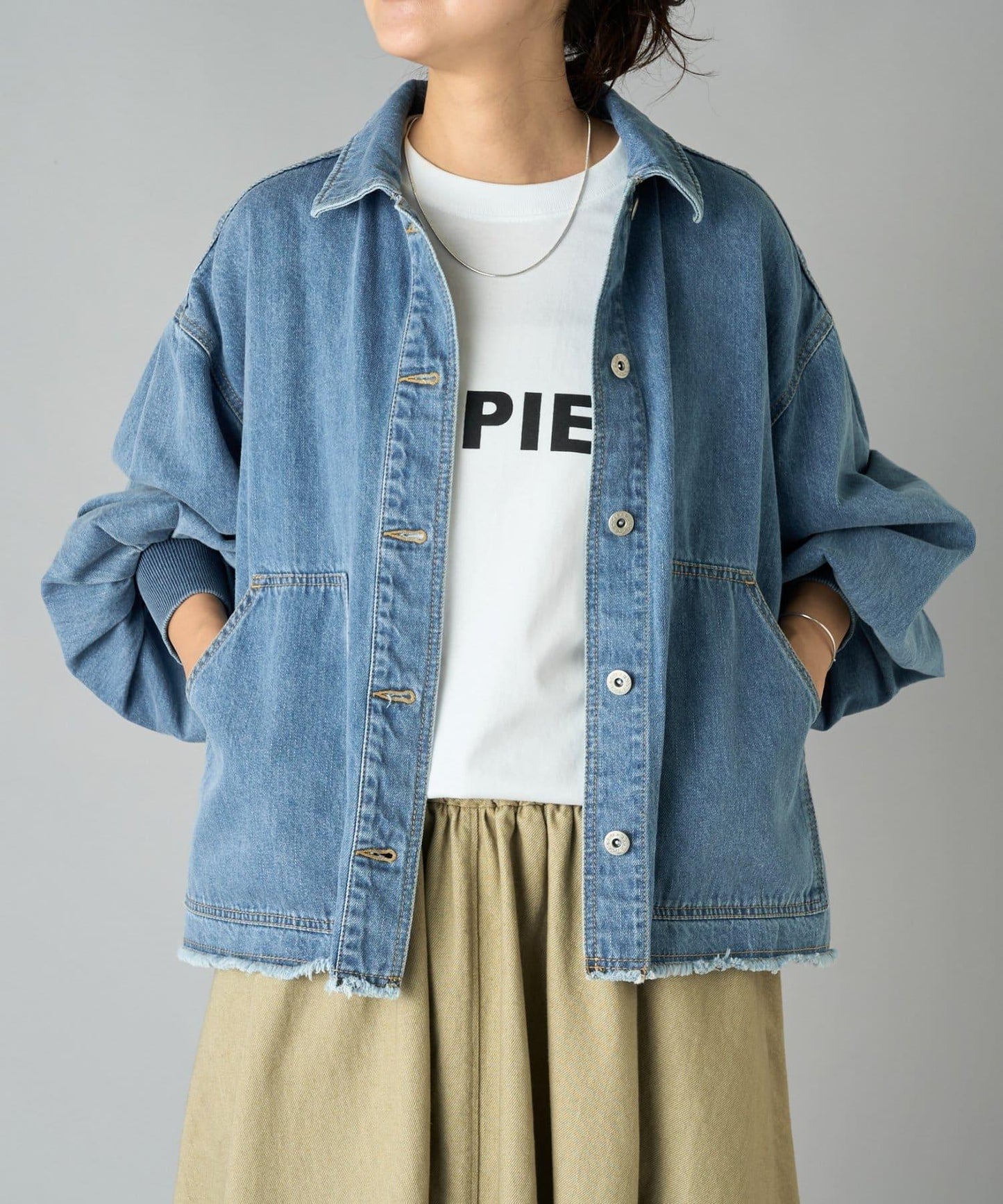 《FRIPIER》袖口護套連體褲