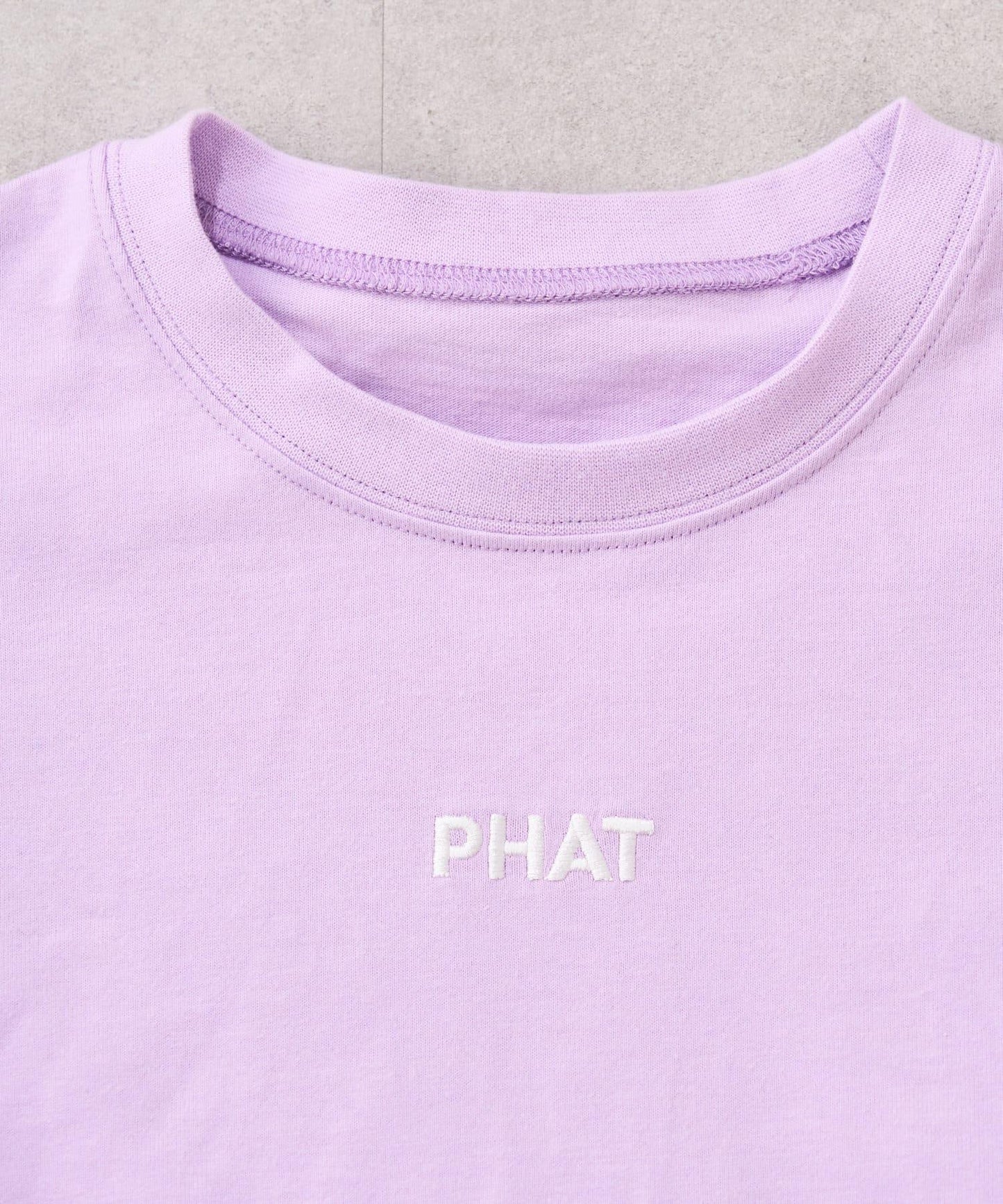 【兒童】網眼荷葉邊一點刺繡logo T恤