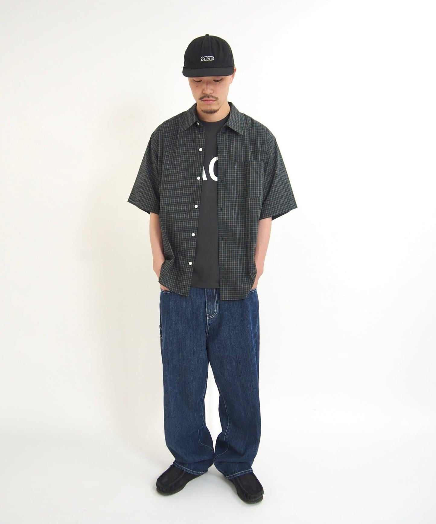 WHO'S WHO gallery 格紋短袖襯衫