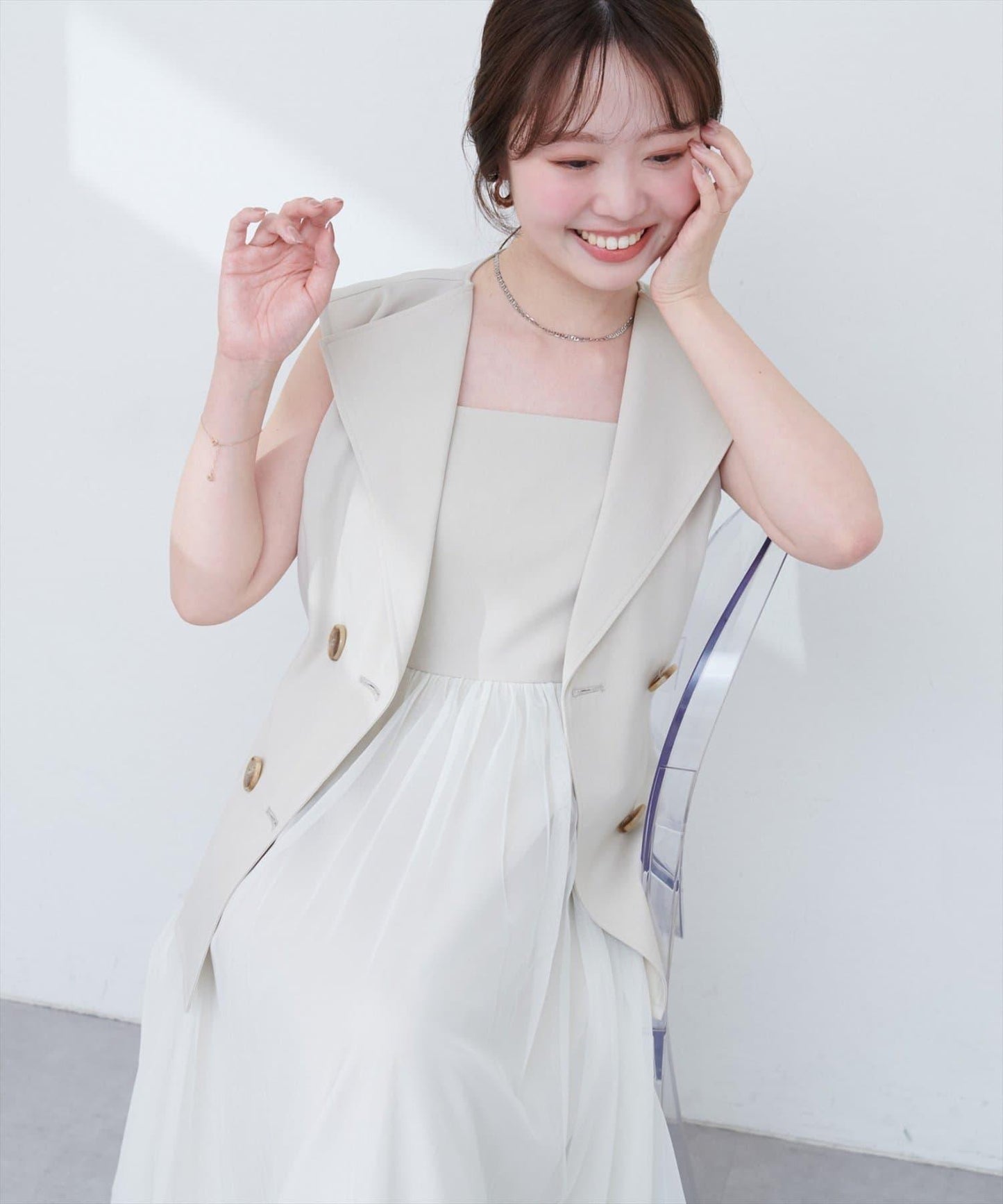 背心套裝吊帶連衣裙