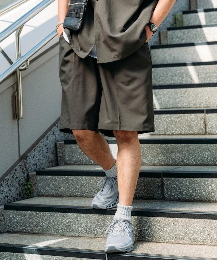 Reflax 功能性材料 寬鬆版型 舒適短褲/吸溼速幹/易護理/防紫外線/接觸冷感/環保材料/彈力