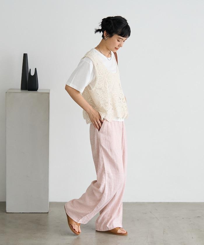 【套裝商品】蕾絲背心 T恤套裝