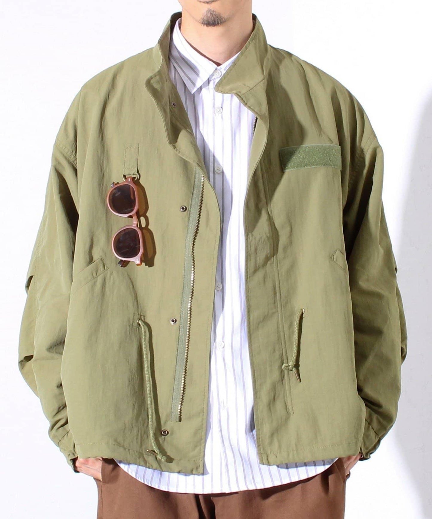 【GLOSTER】軍事風格 短款摩德風夾克 內襯網眼