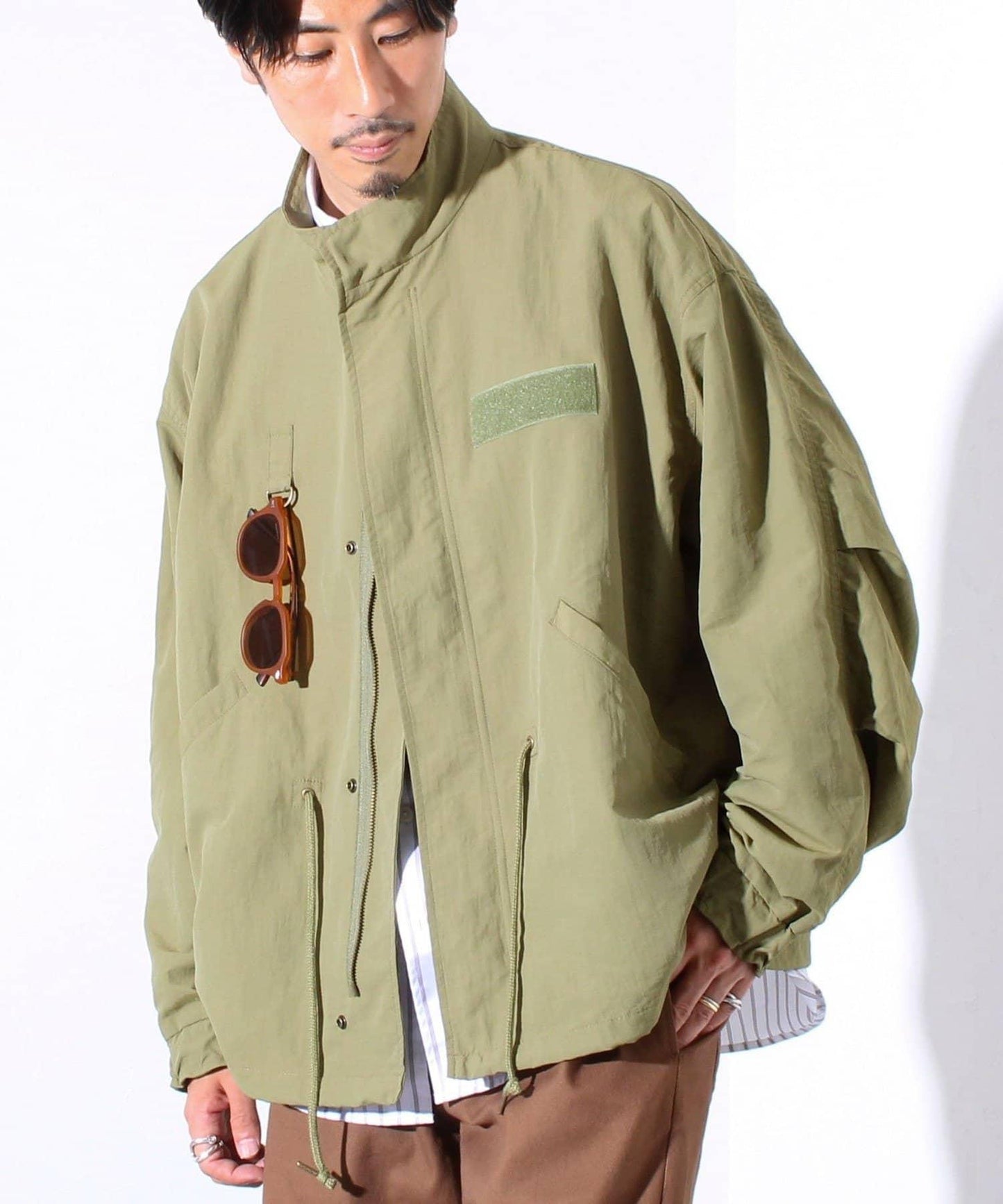 【GLOSTER】軍事風格 短款摩德風夾克 內襯網眼