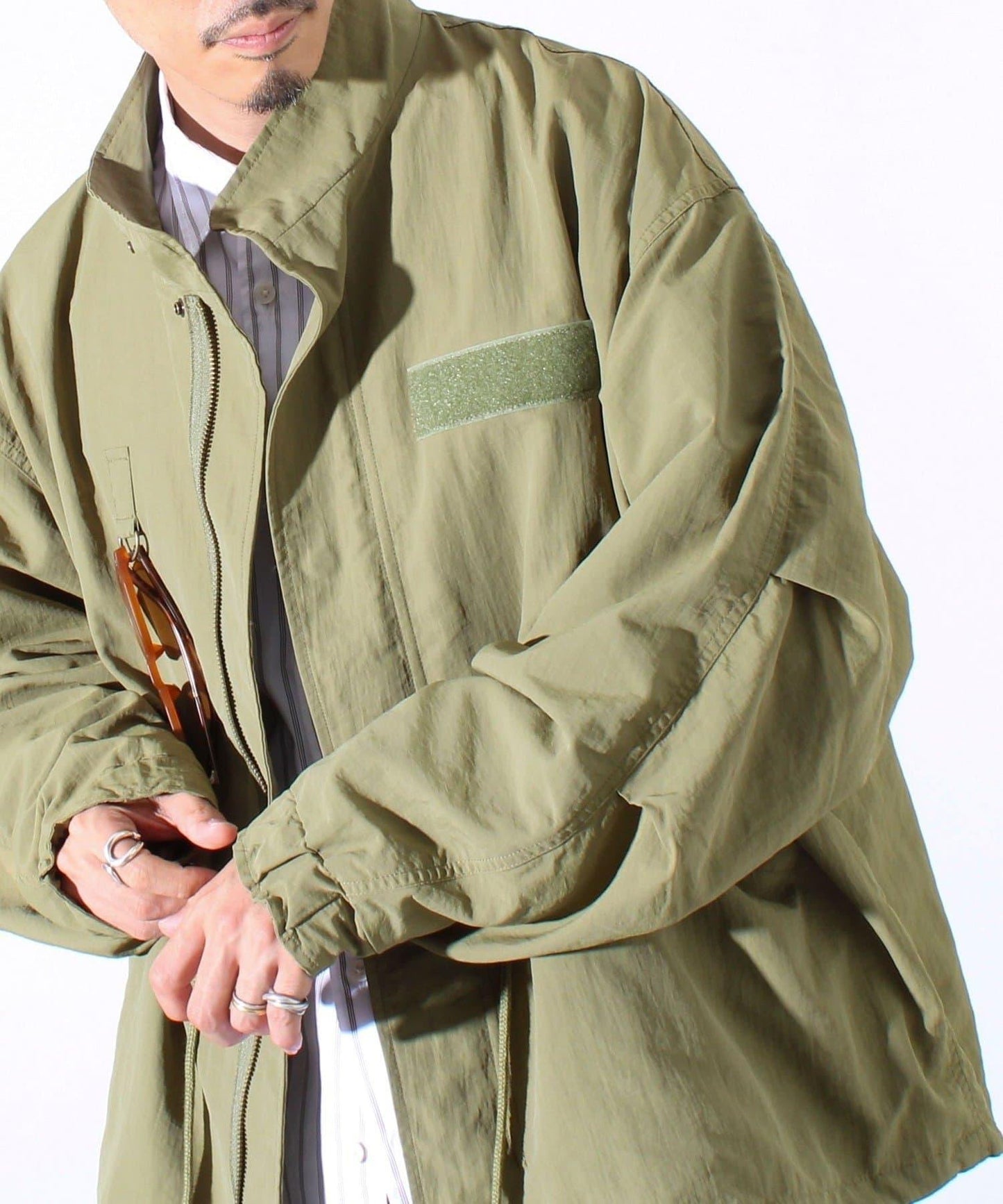 【GLOSTER】軍事風格 短款摩德風夾克 內襯網眼