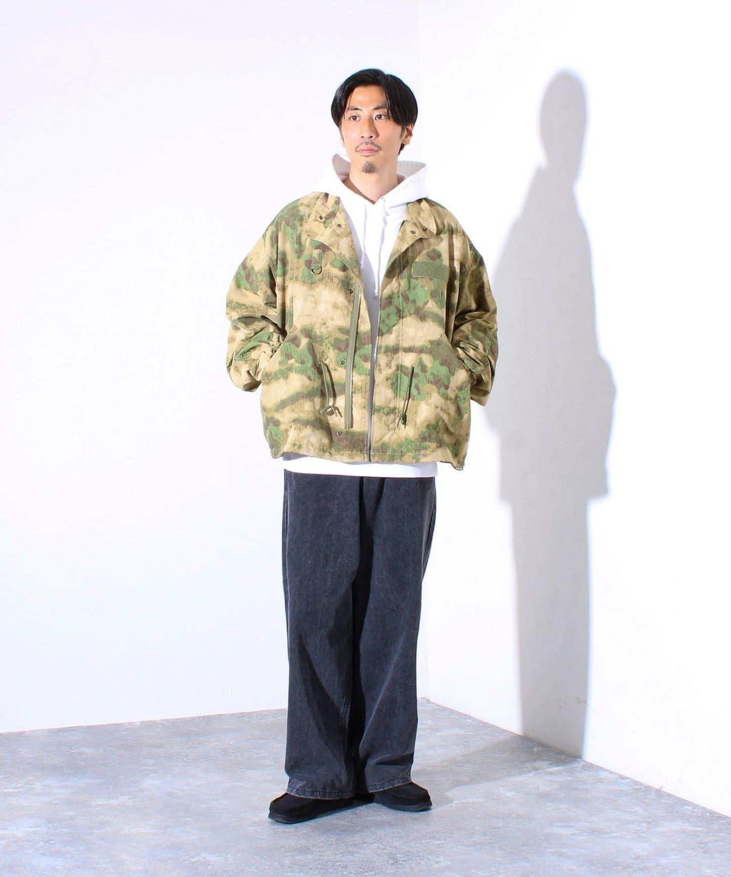 【GLOSTER】軍事風格 短款摩德風夾克 內襯網眼