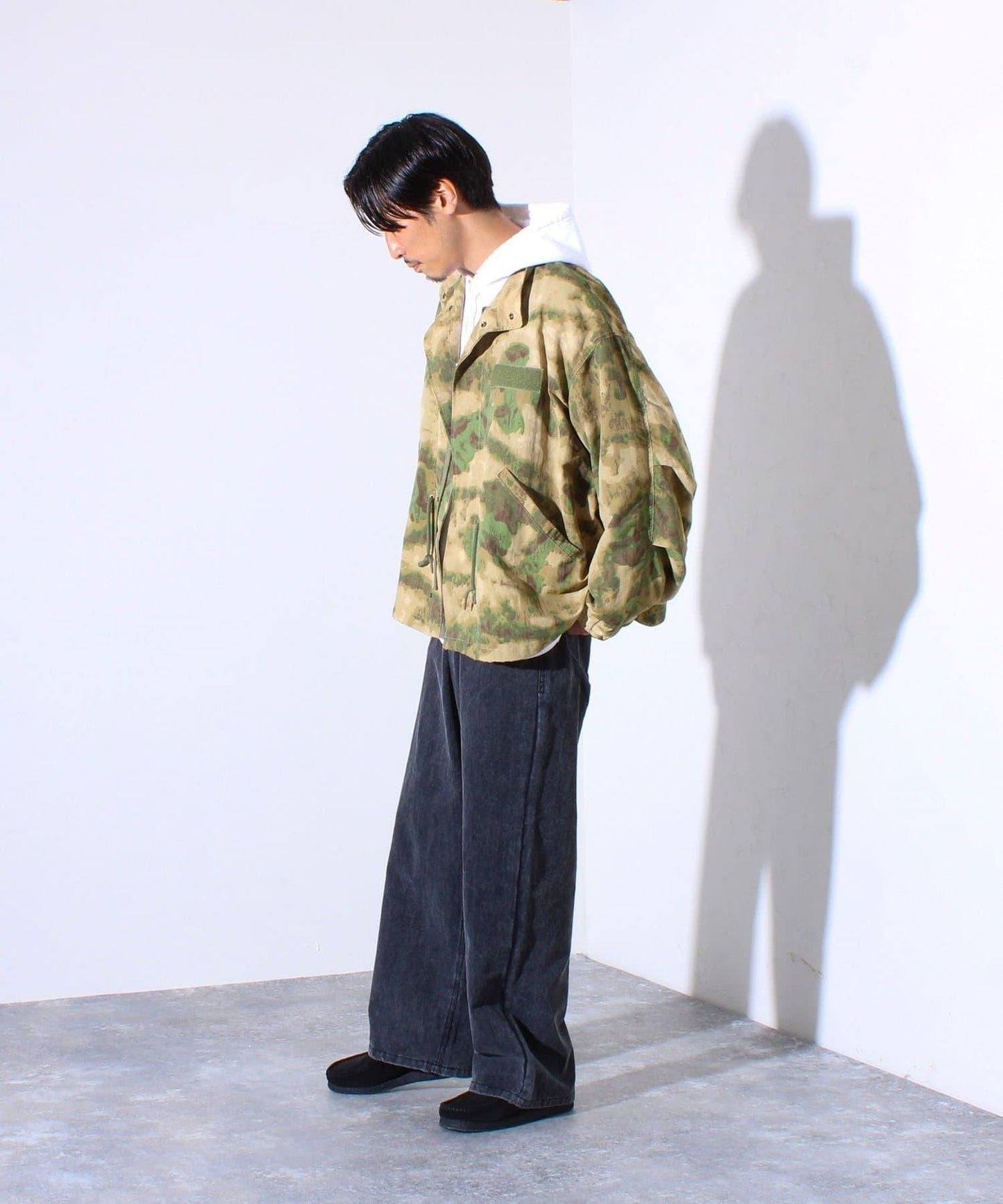【GLOSTER】軍事風格 短款摩德風夾克 內襯網眼