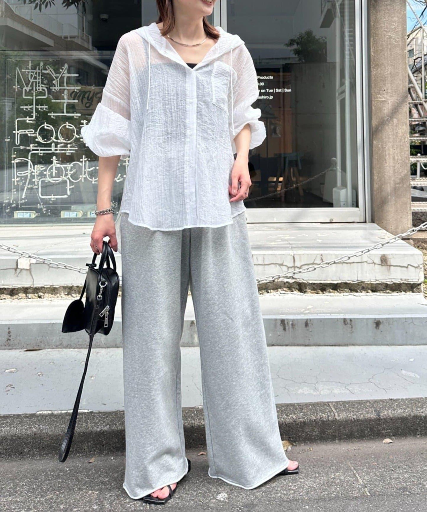 透視連帽襯衫