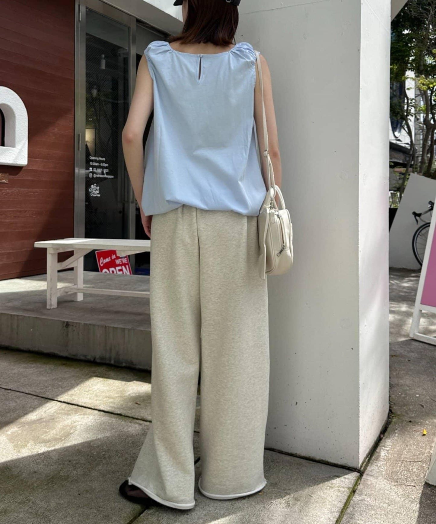 裡毛寬鬆運動褲/休閒褲