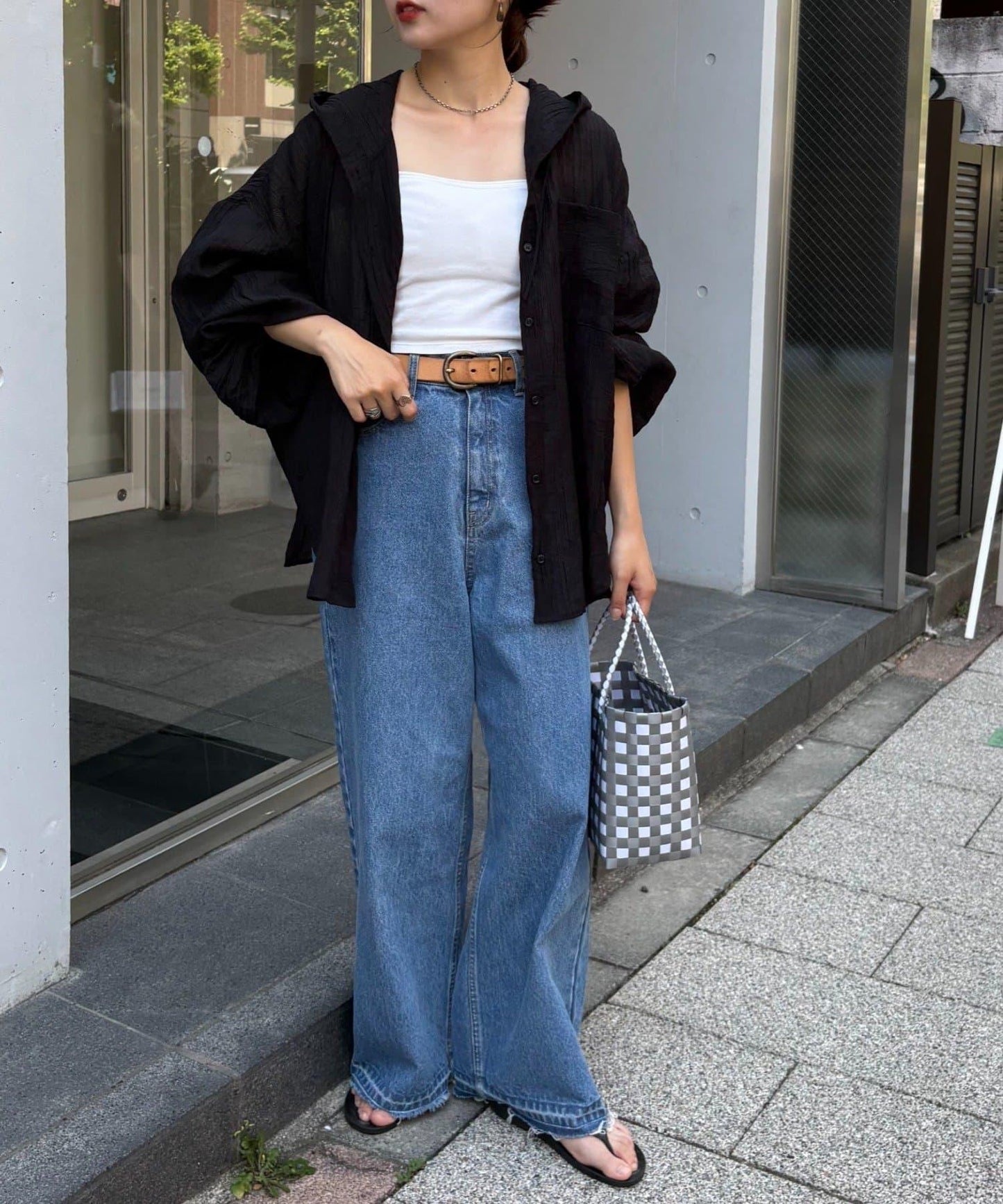 透視連帽襯衫