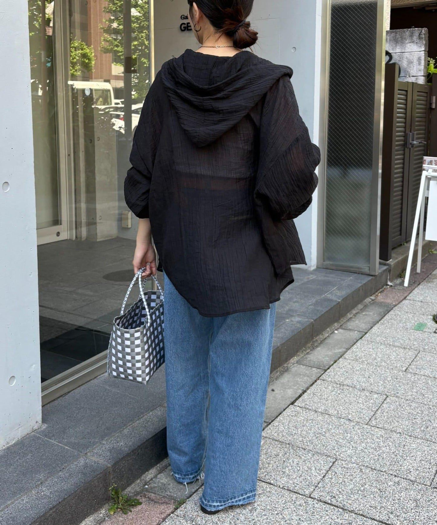 透視連帽襯衫