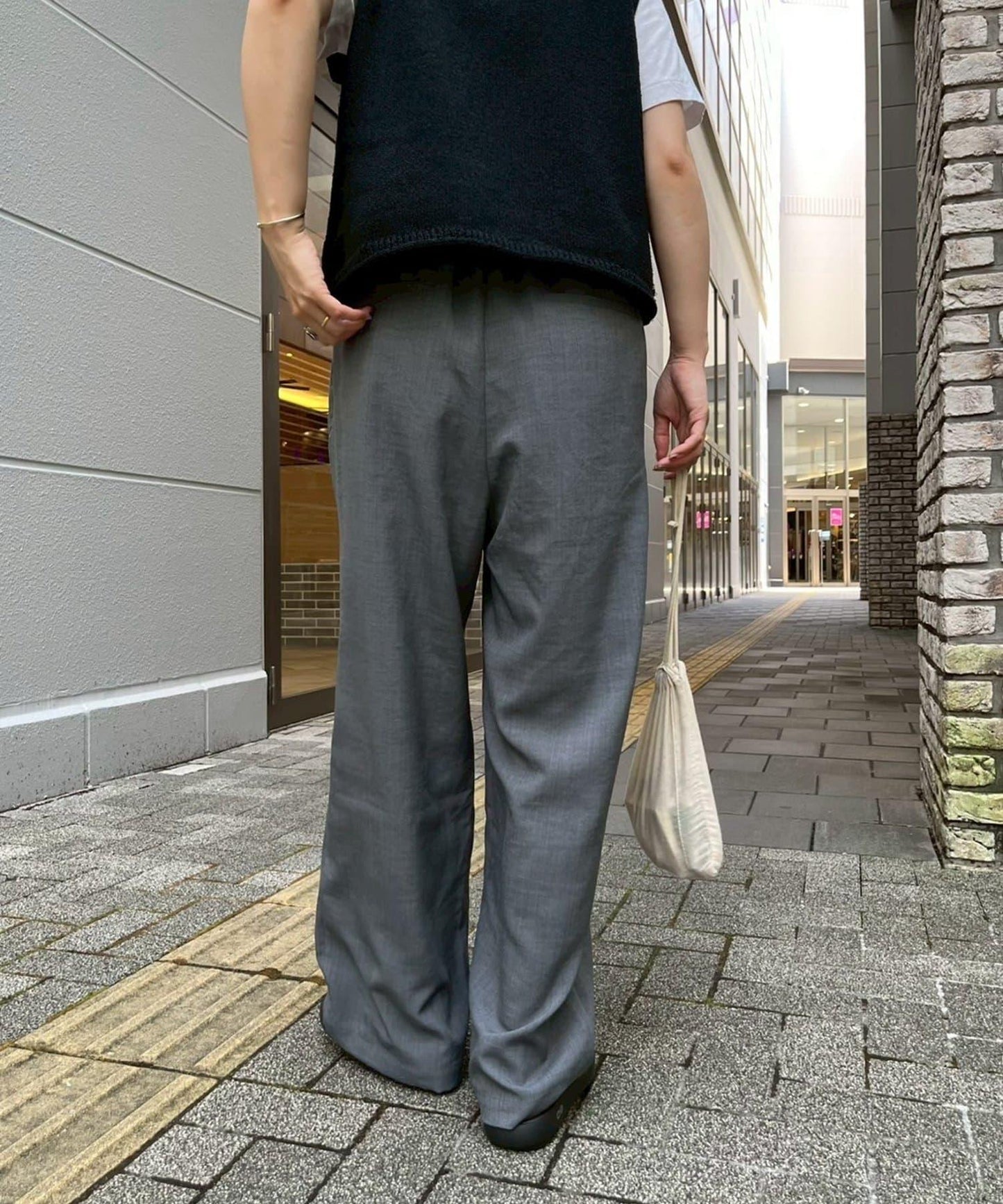 【帕爾克羅限定】(PON寺計劃)科技亞麻寬鬆褲