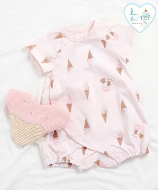 冰淇淋圖案連體褲套裝_吸水速幹_接觸冷感