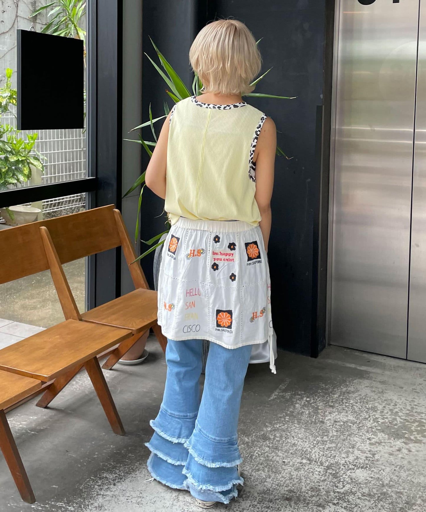 5/1(星期四)10:00開始【HELLO.SANFRANCISCO/你好,舊金山】混搭豹紋鑲邊背心