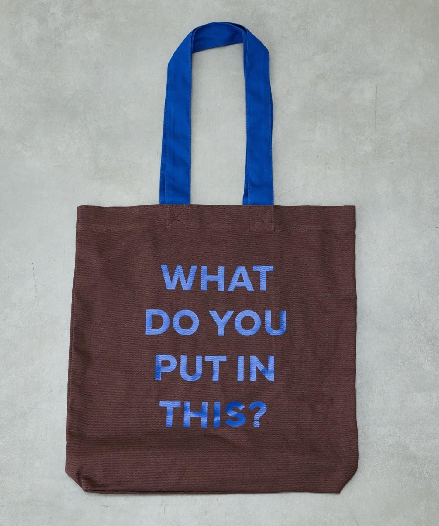 棉帆布標誌手提包