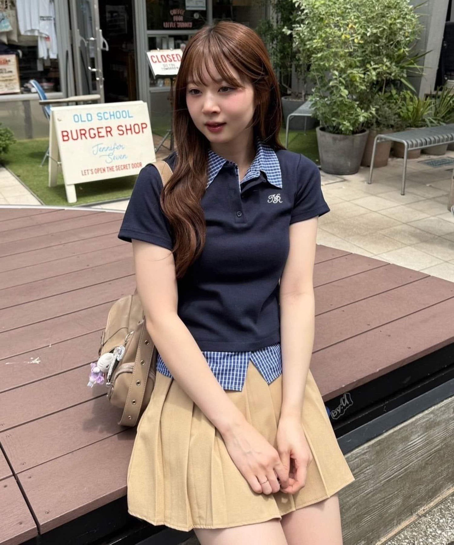 【@re.__mi23精選】假襯衫疊穿上衣