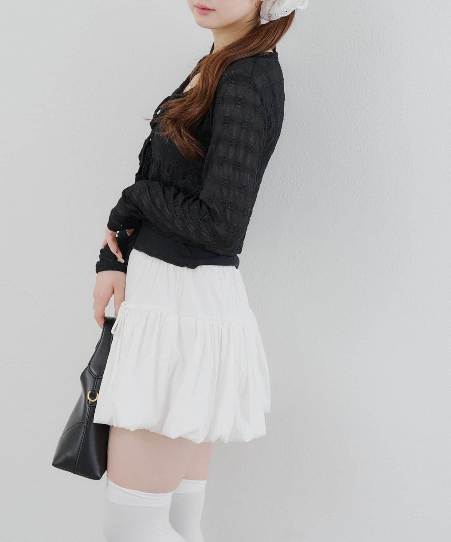 【@re.__mi23精選】蕾絲開衫+露肩背心套裝