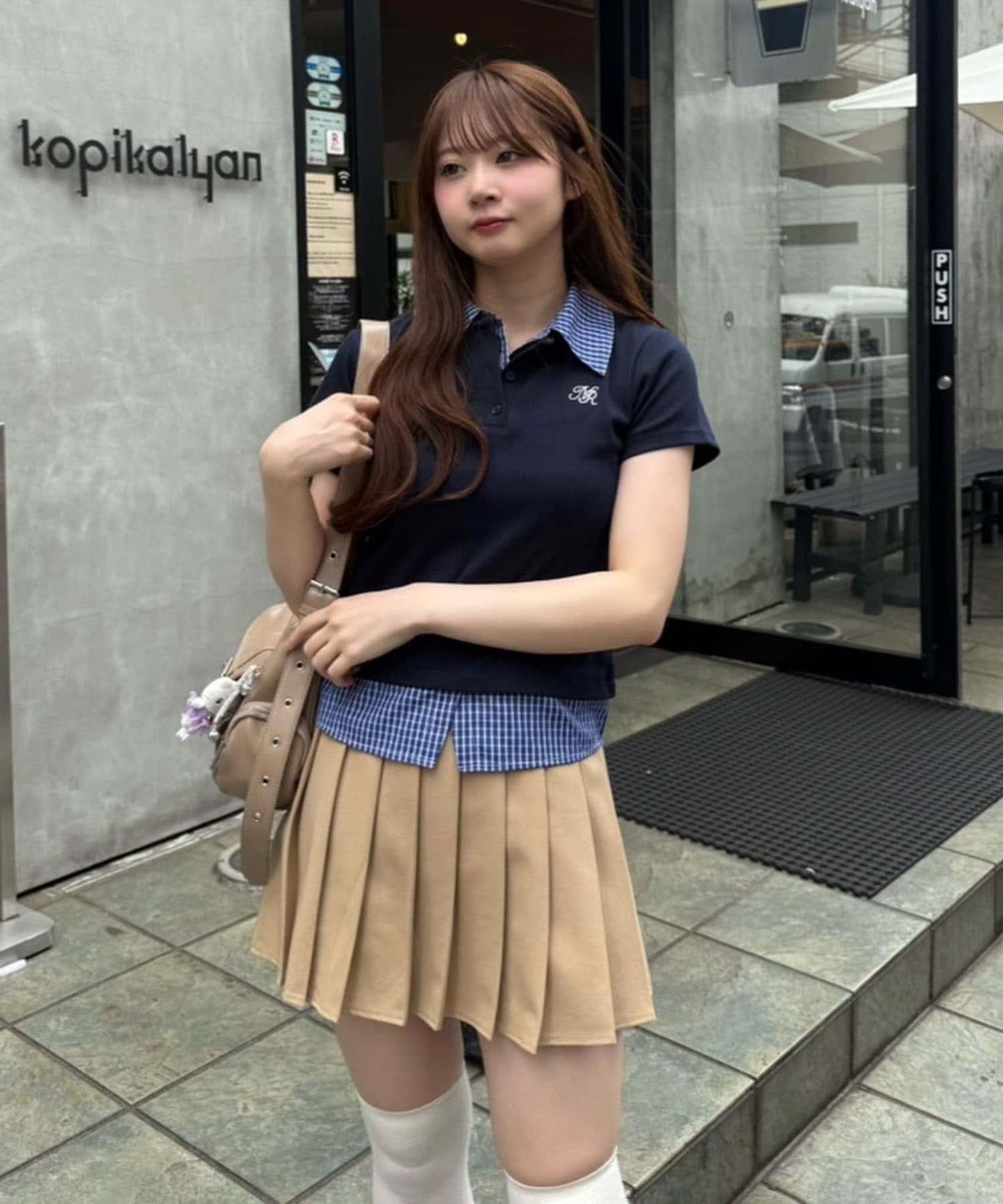 【@re.__mi23精選】假襯衫疊穿上衣