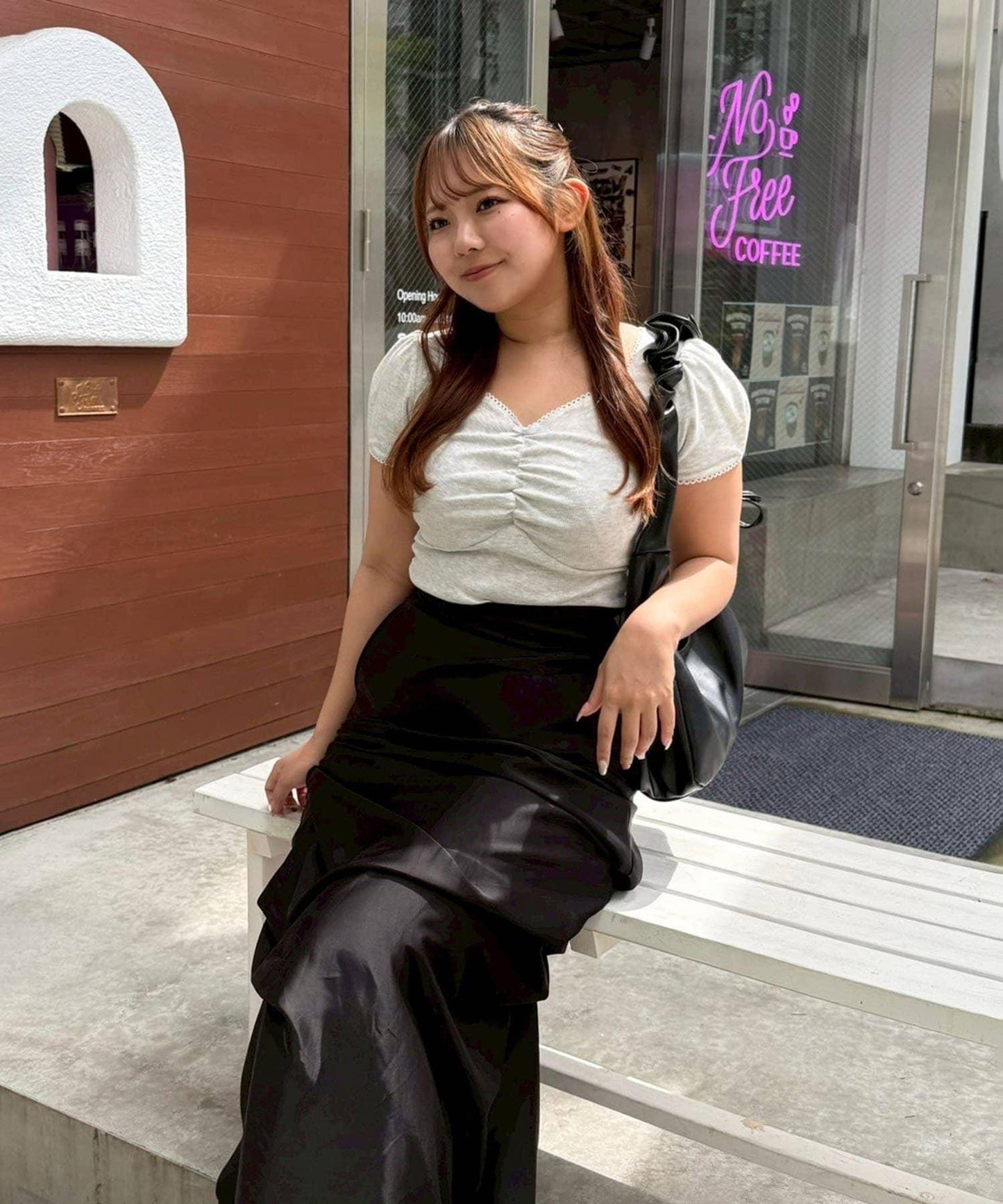 【@may_81o精選】網眼抽褶T-shirt