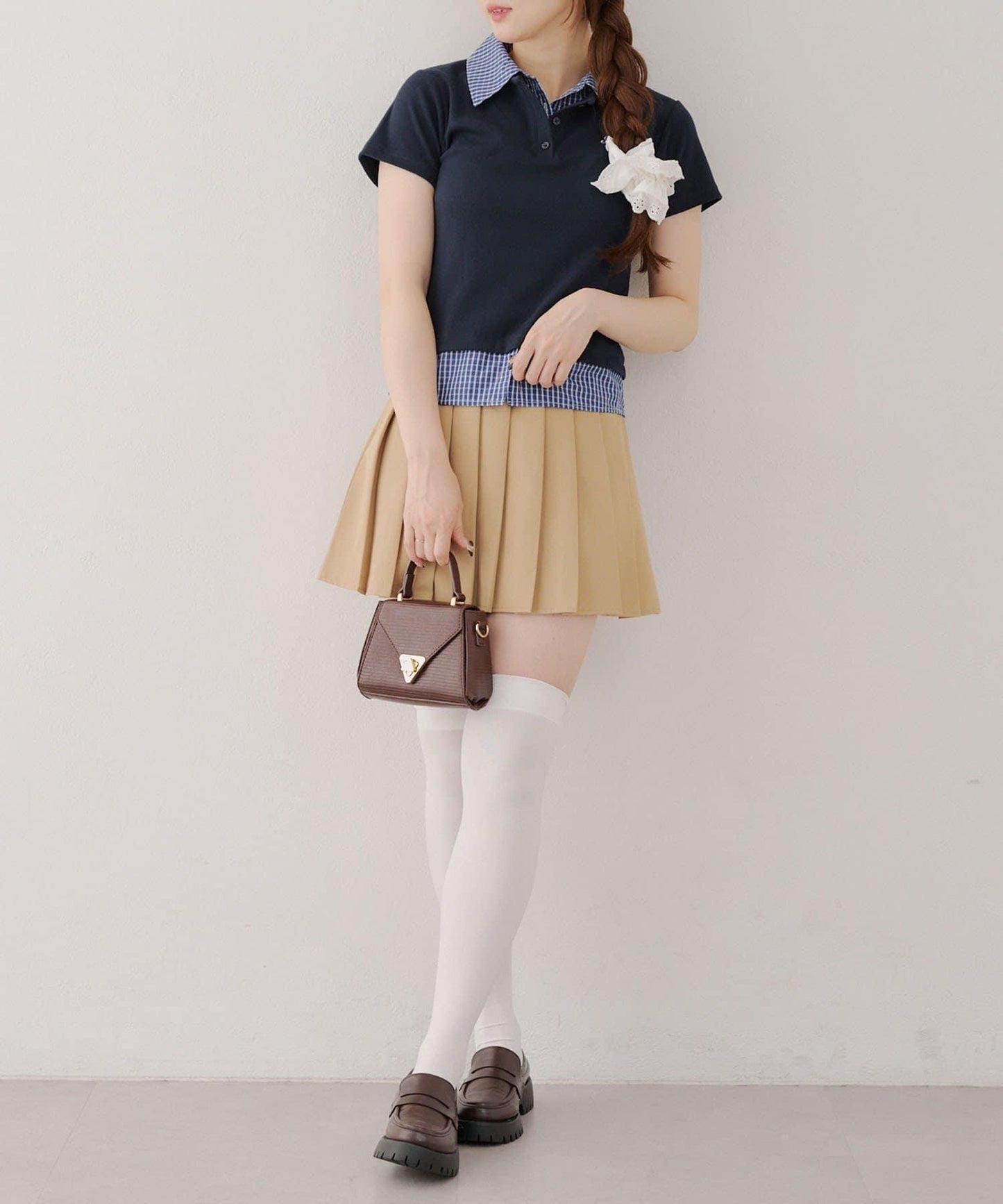 【@re.__mi23精選】假襯衫疊穿上衣