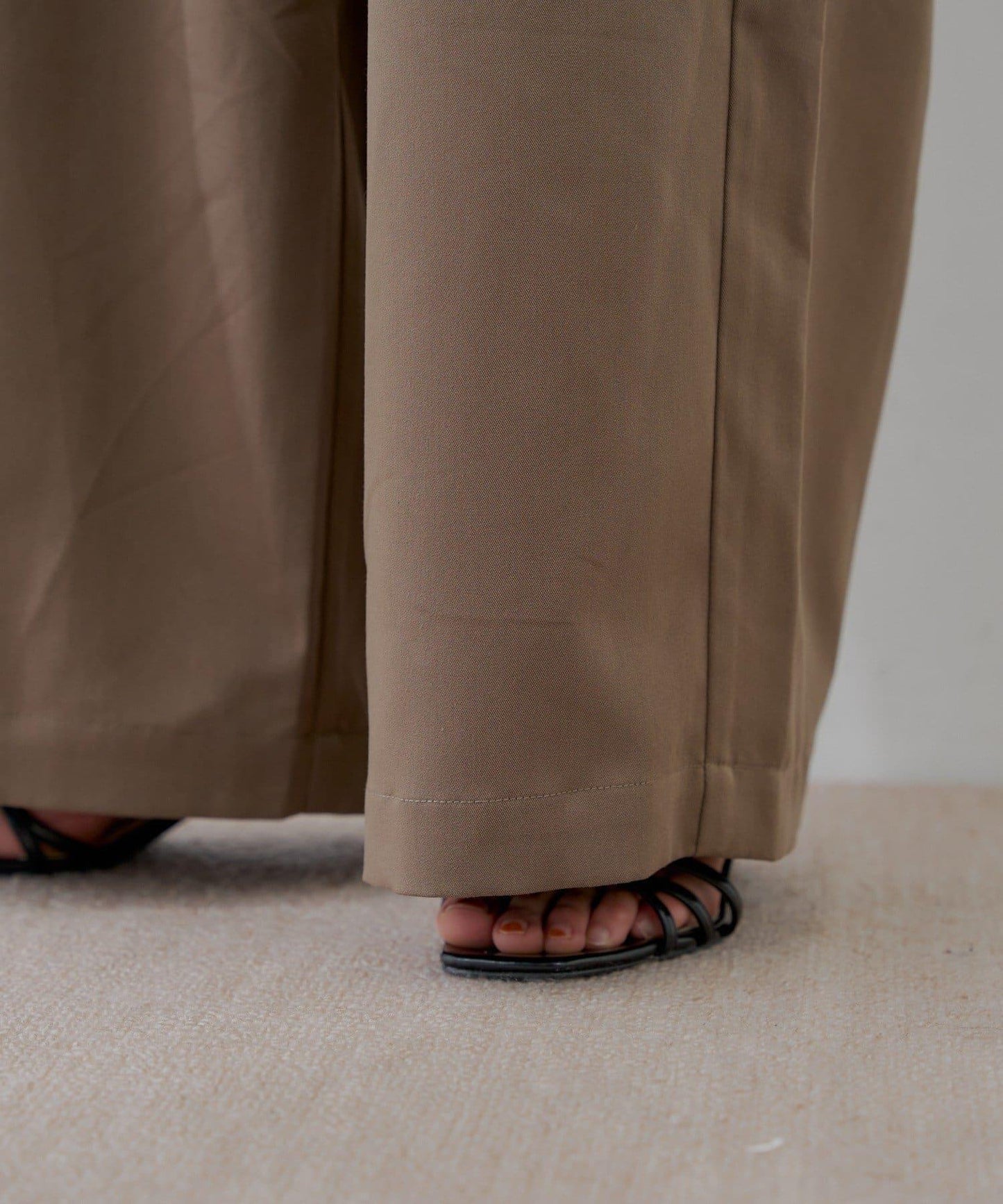 Chico 翻折設計西裝風連身褲