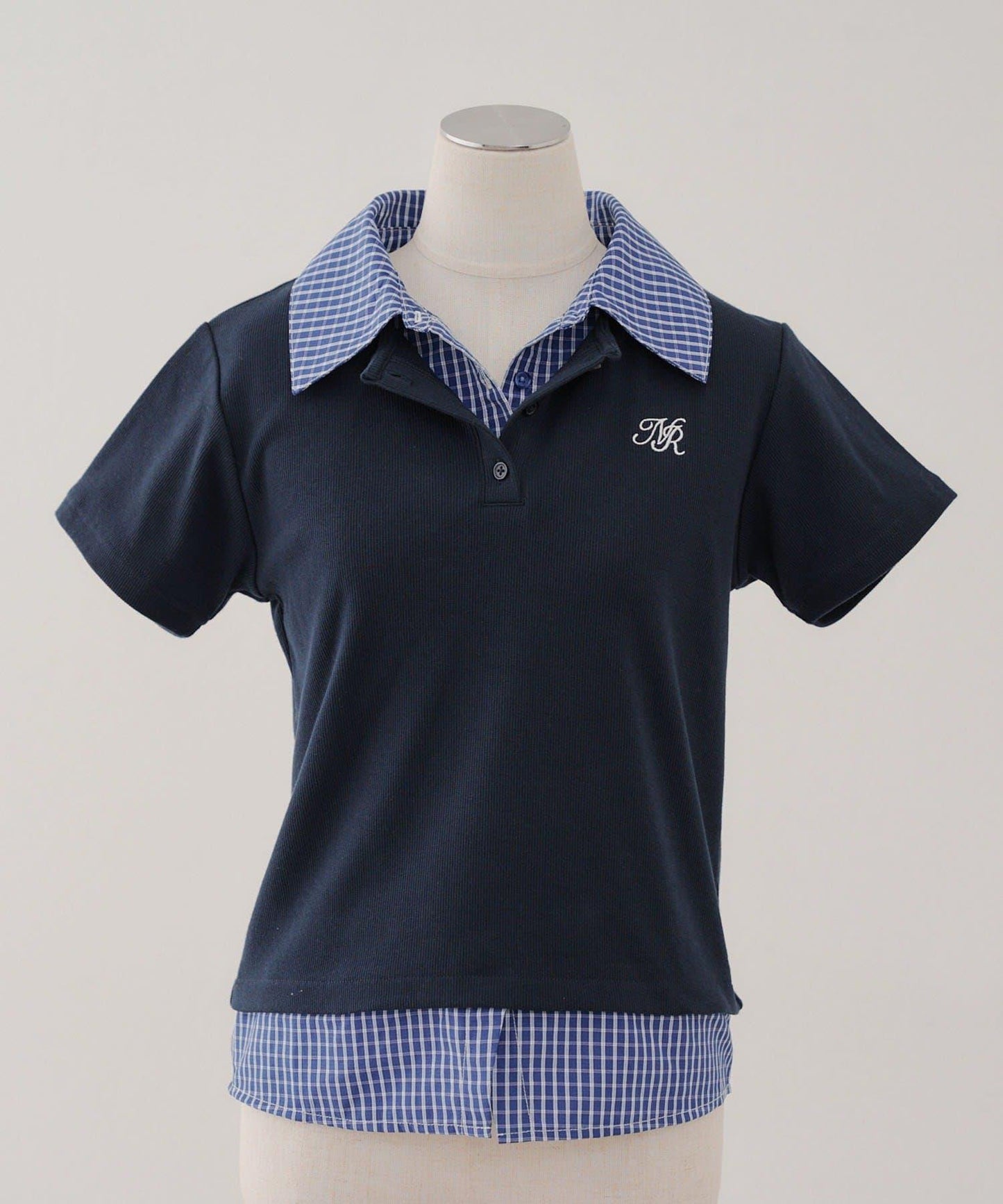 【@re.__mi23精選】假襯衫疊穿上衣