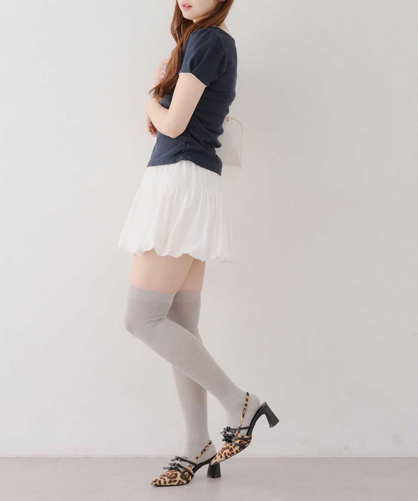 【@may_81o精選】網眼抽褶T-shirt