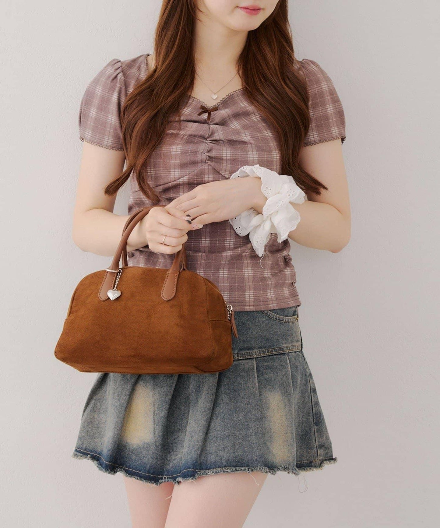 【@may_81o精選】網眼抽褶T-shirt