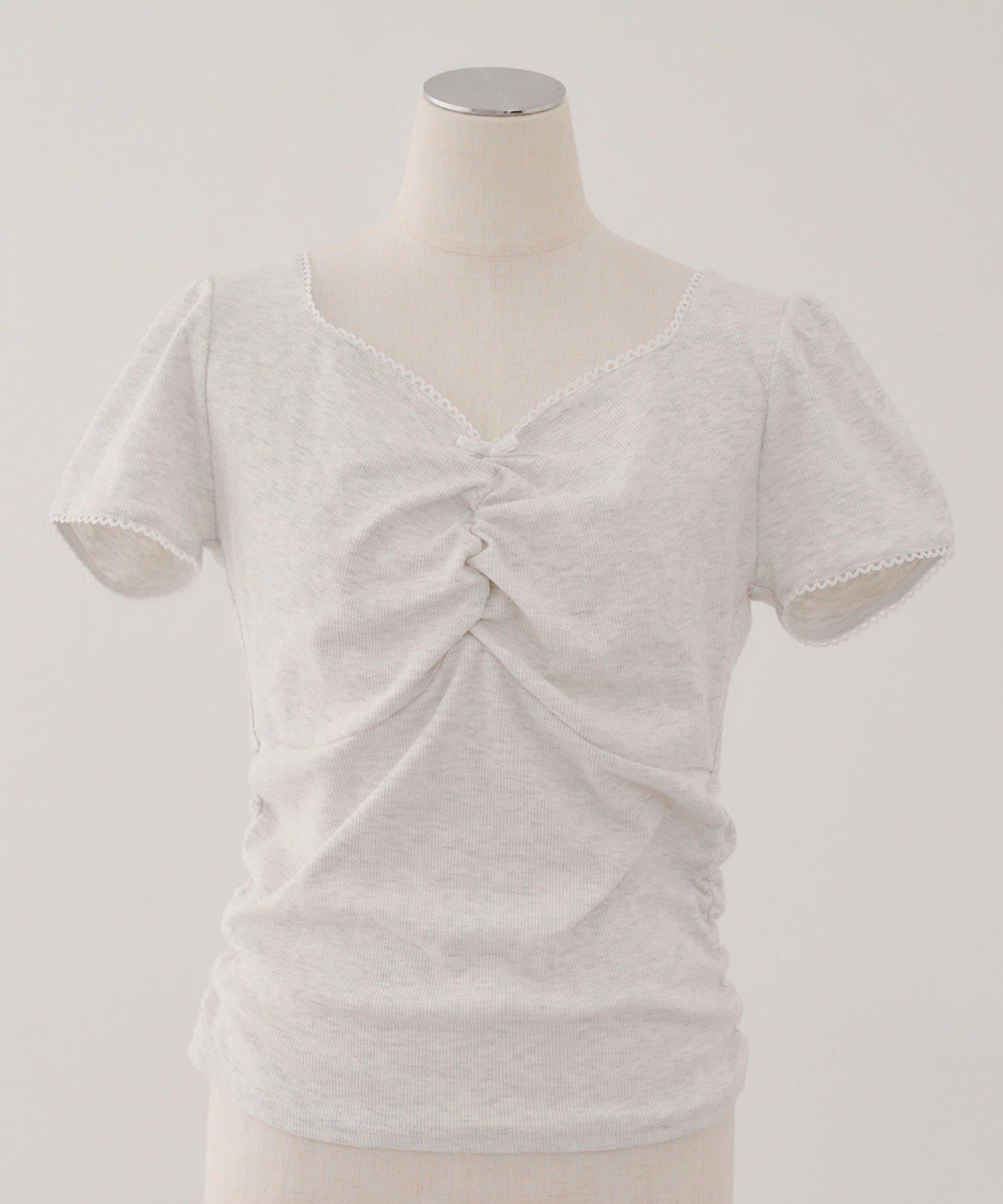 【@may_81o精選】網眼抽褶T-shirt