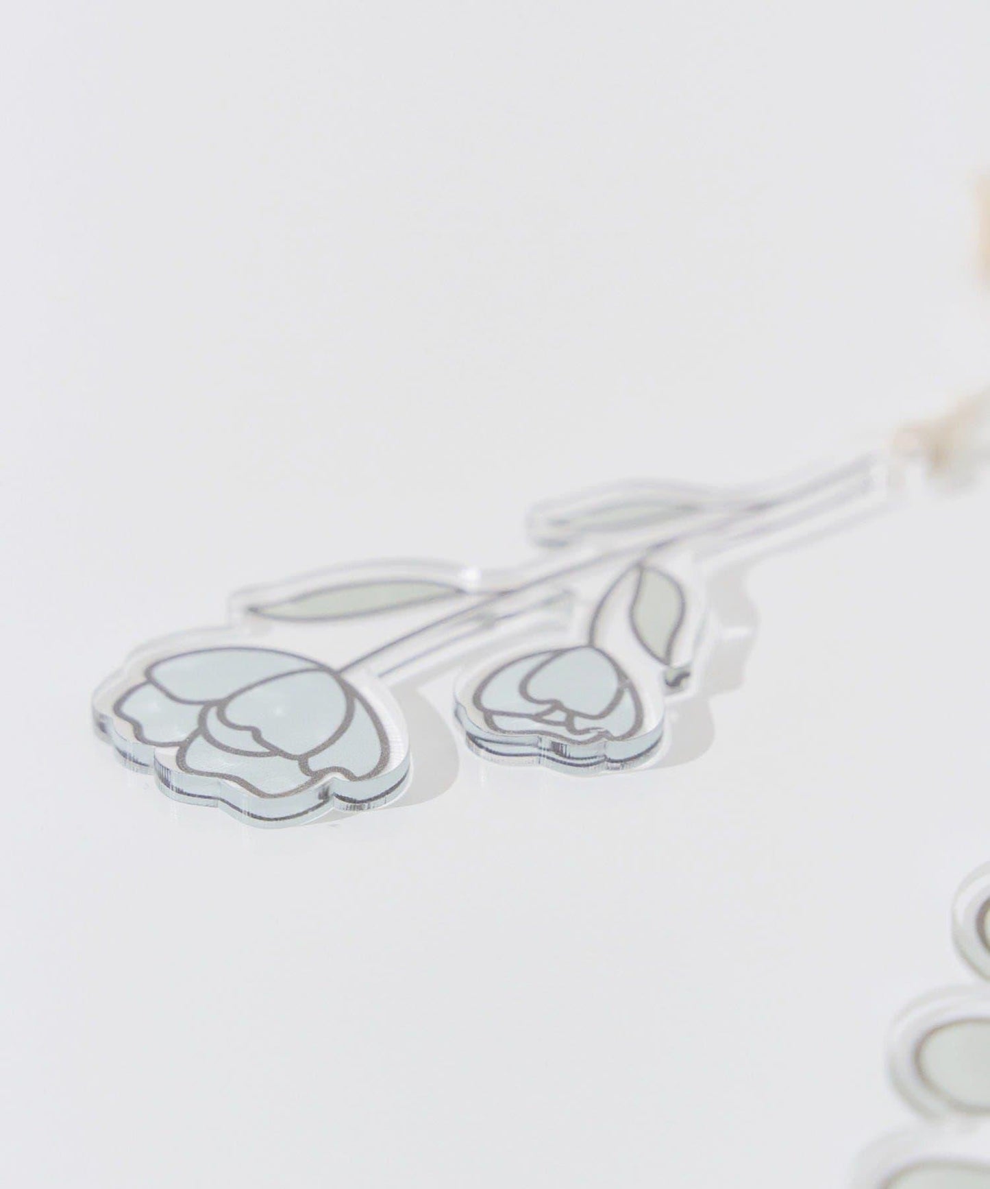 アクリルフラワーハンギング/Flower Art Glass