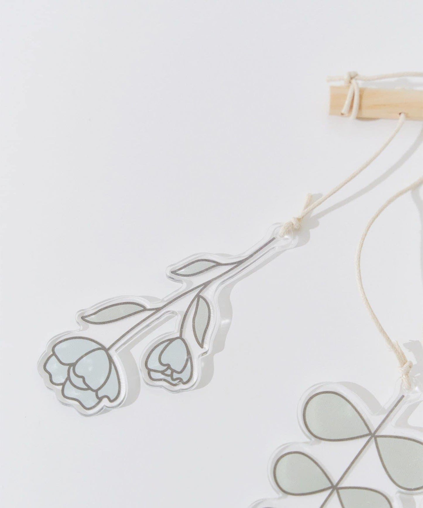 アクリルフラワーハンギング/Flower Art Glass