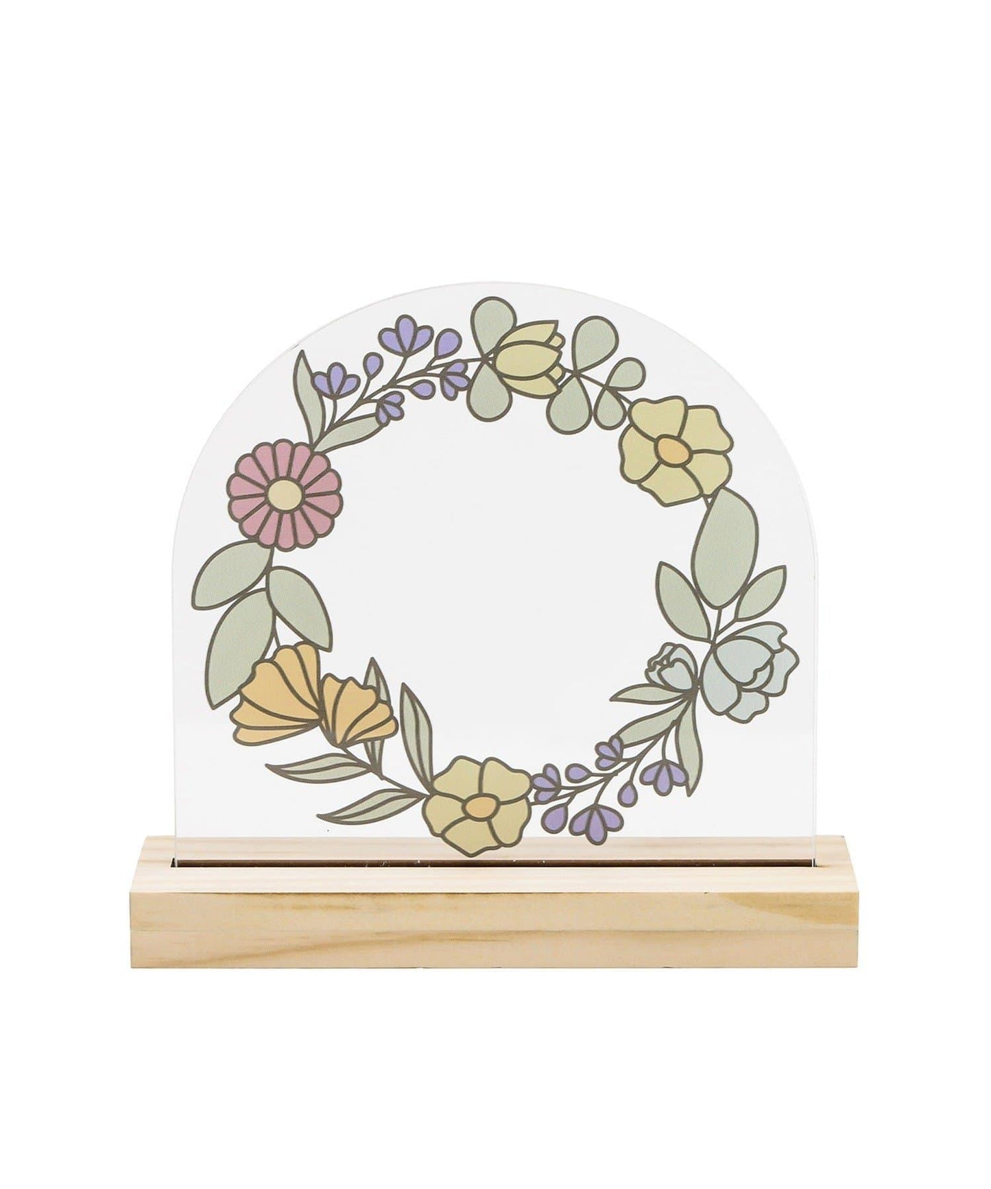 アクリルフラワーフォトフレーム/Flower Art Glass