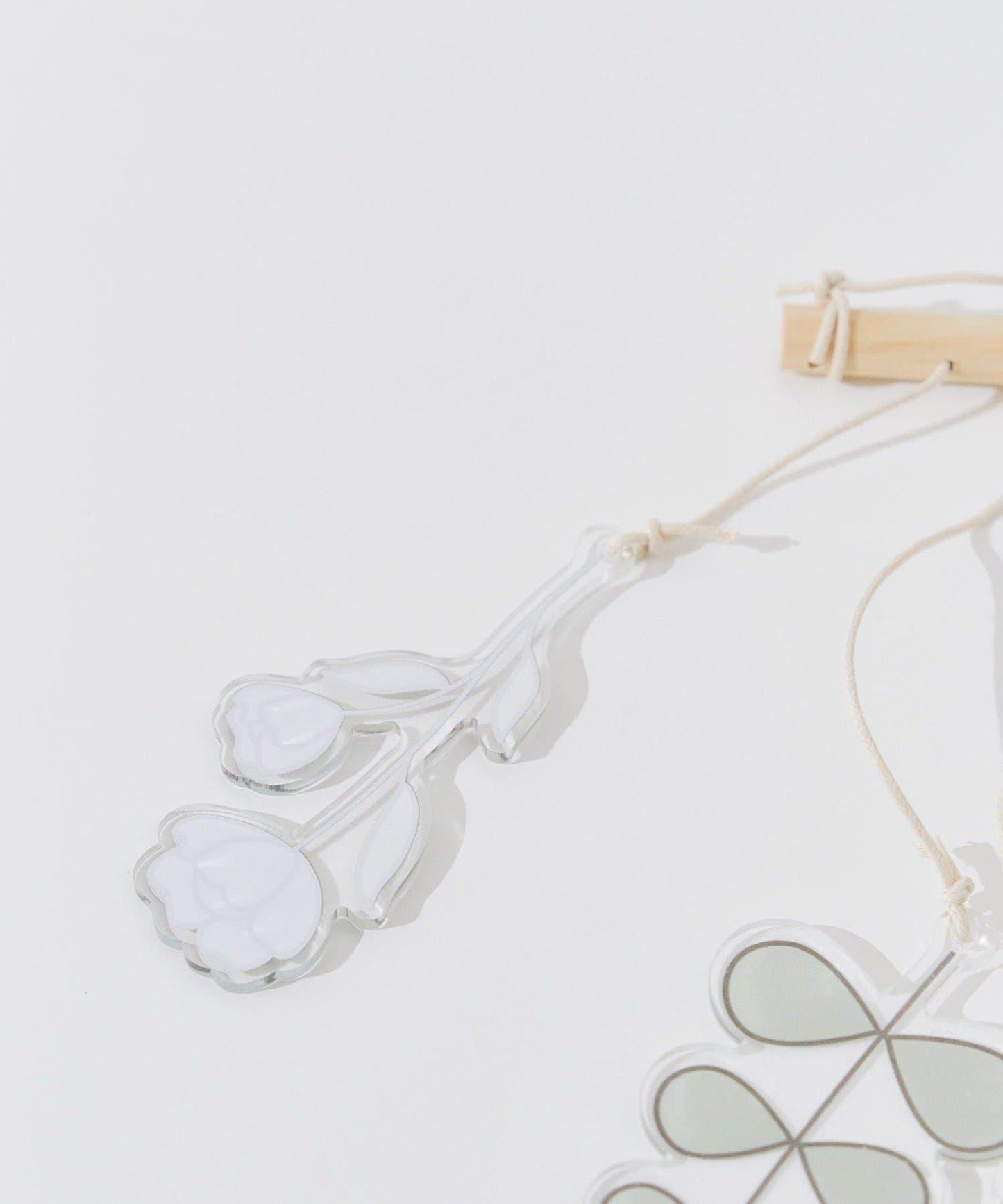 アクリルフラワーハンギング/Flower Art Glass