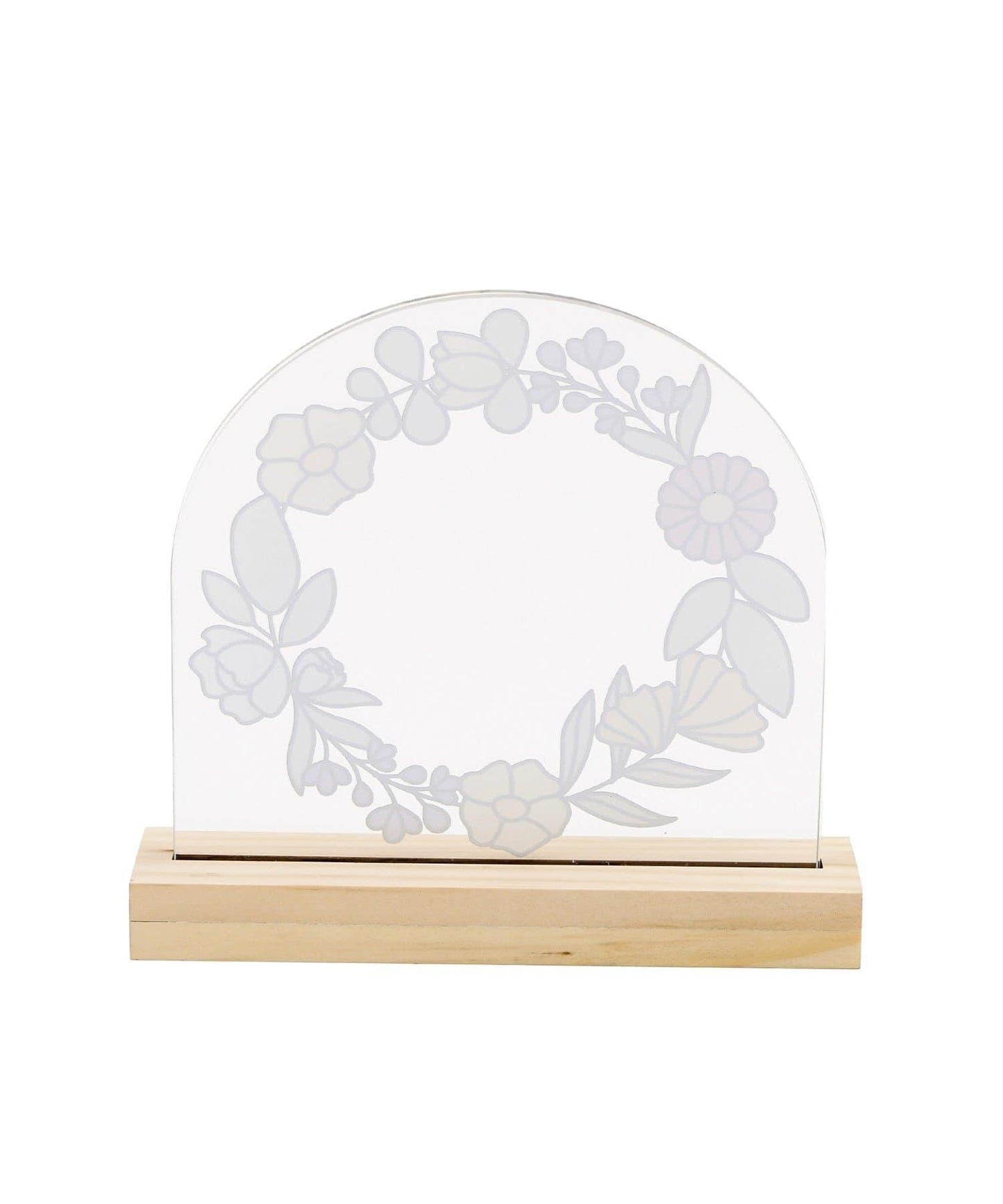 アクリルフラワーフォトフレーム/Flower Art Glass