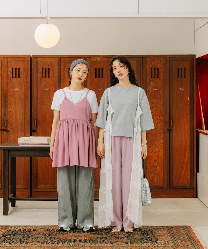 人造纖維丹寧休閒褲