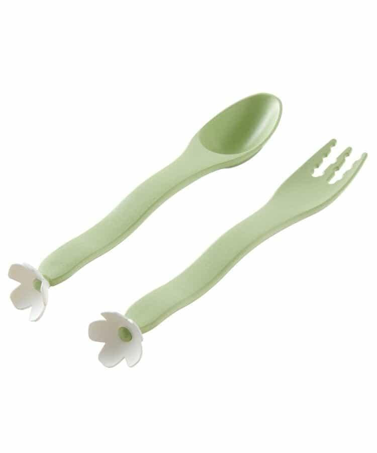 盛開餐具套裝(綠色)