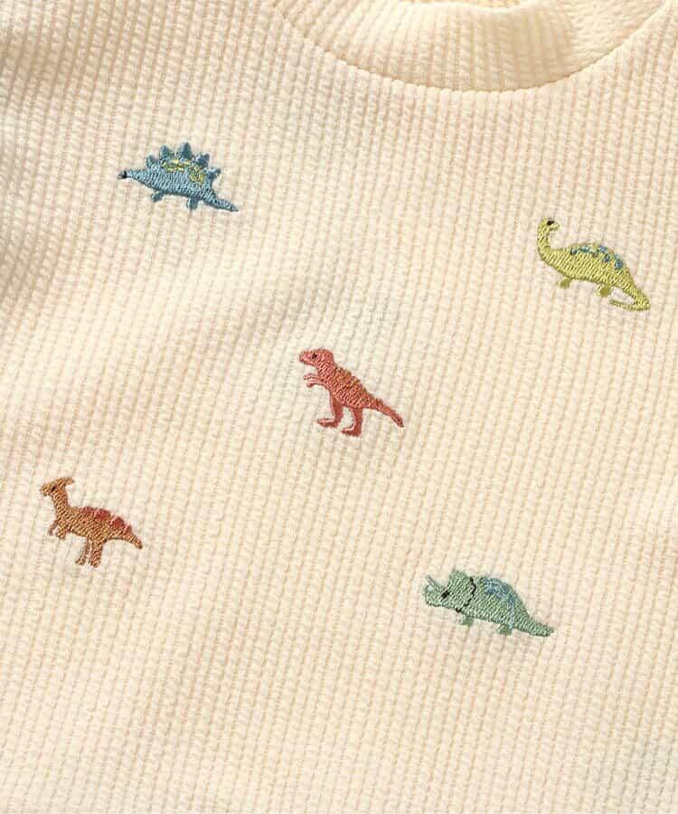 圖案刺繡馬甲疊穿套裝