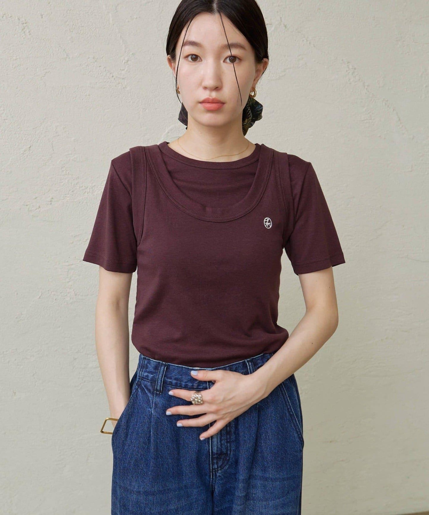 刺繡坦克頂