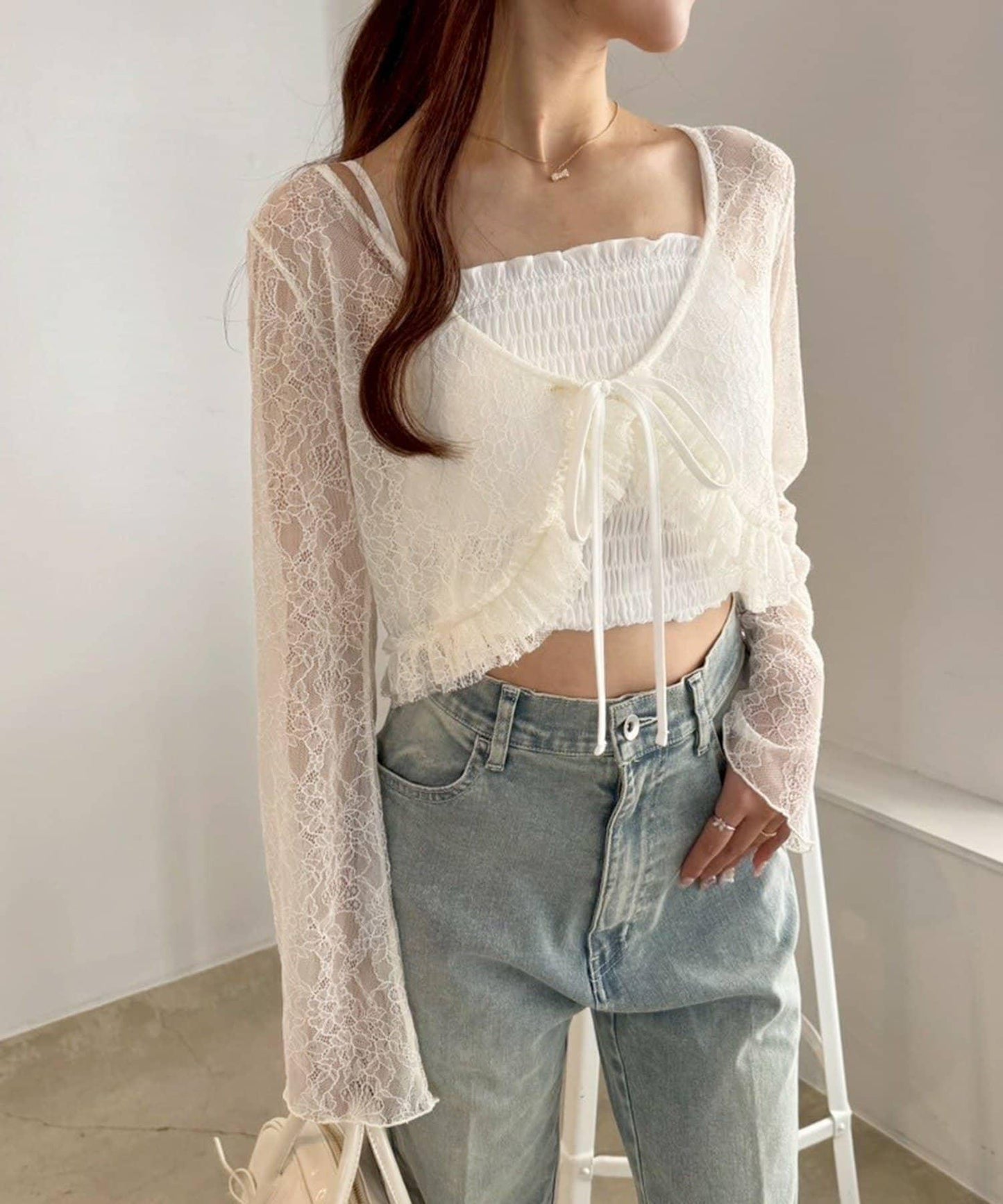 蕾絲開衫