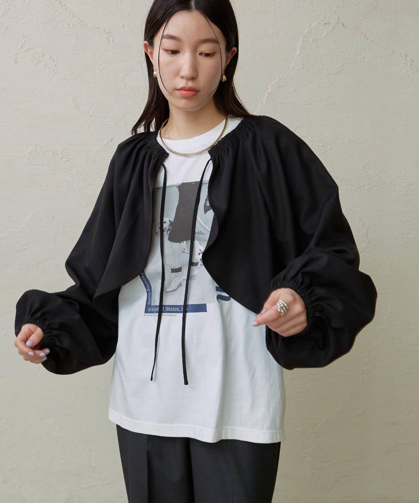 2WAY露肩外套