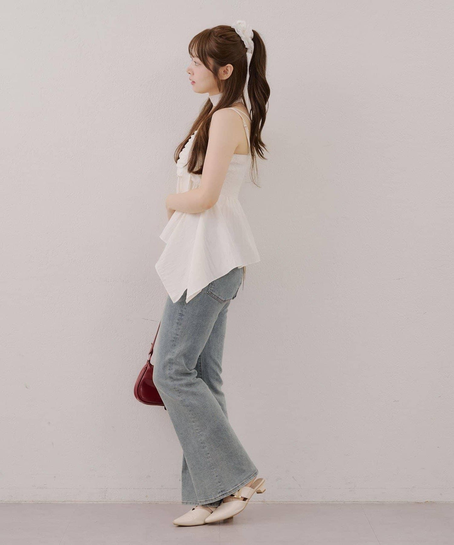 吊帶露臍裝配項鍊