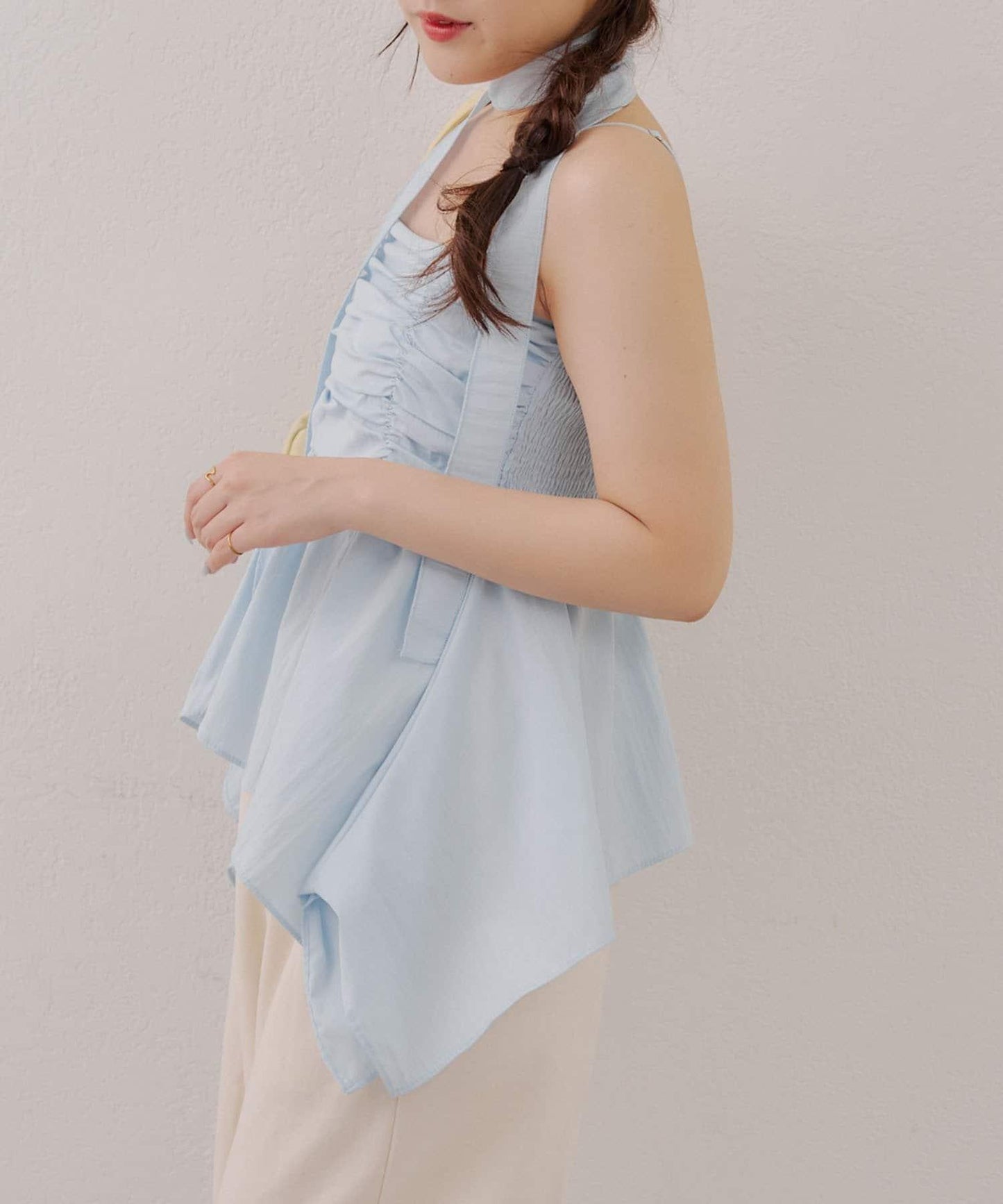 吊帶露臍裝配項鍊