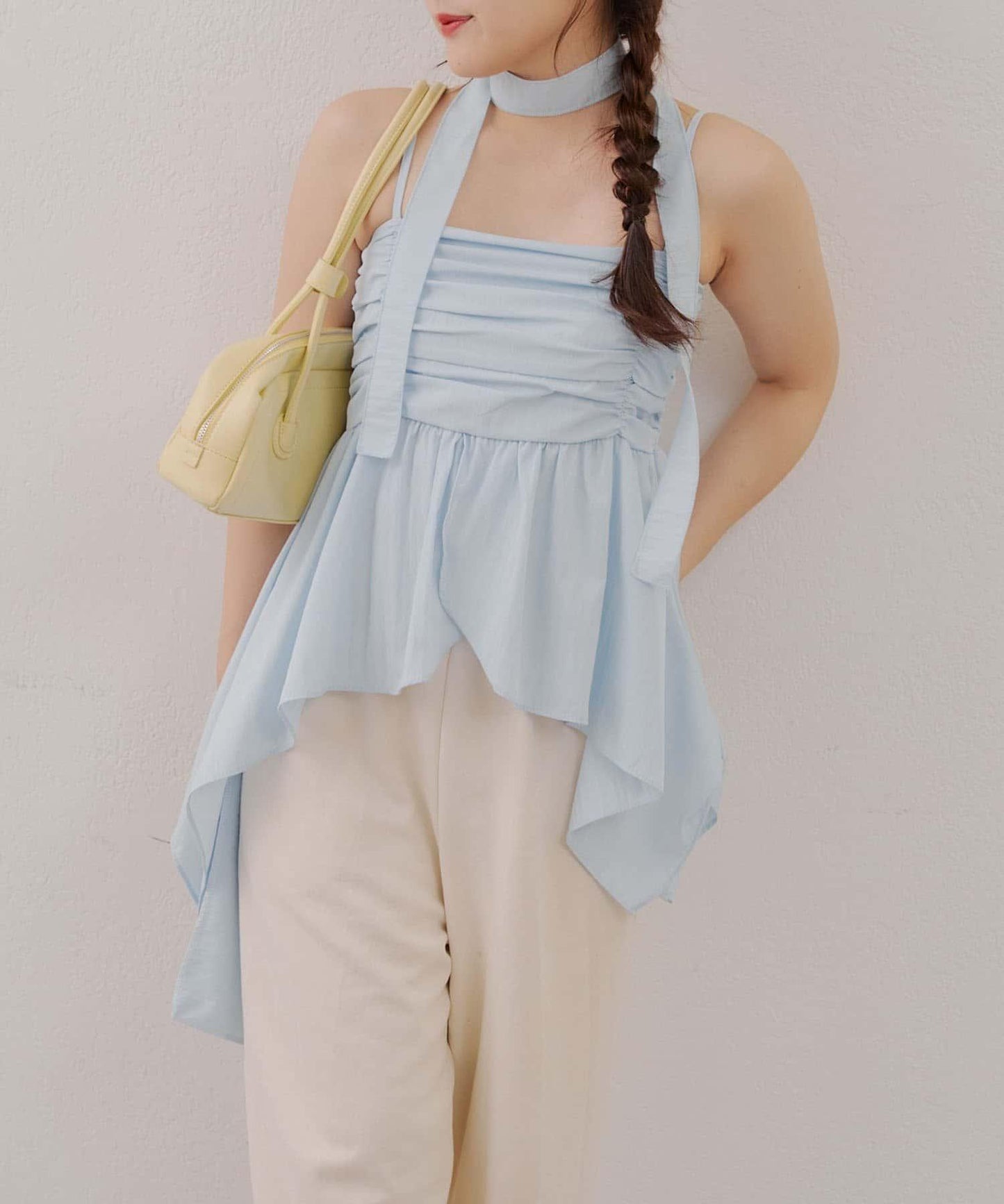 吊帶露臍裝配項鍊