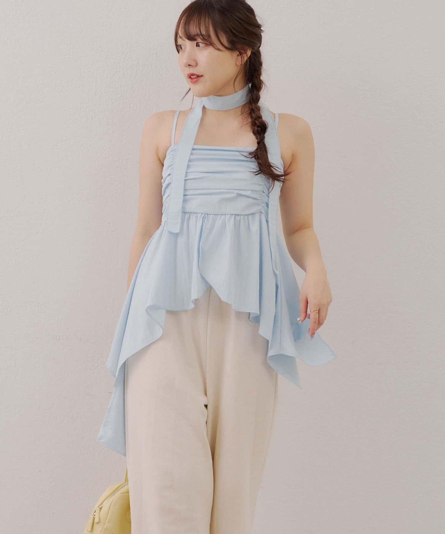 吊帶露臍裝配項鍊