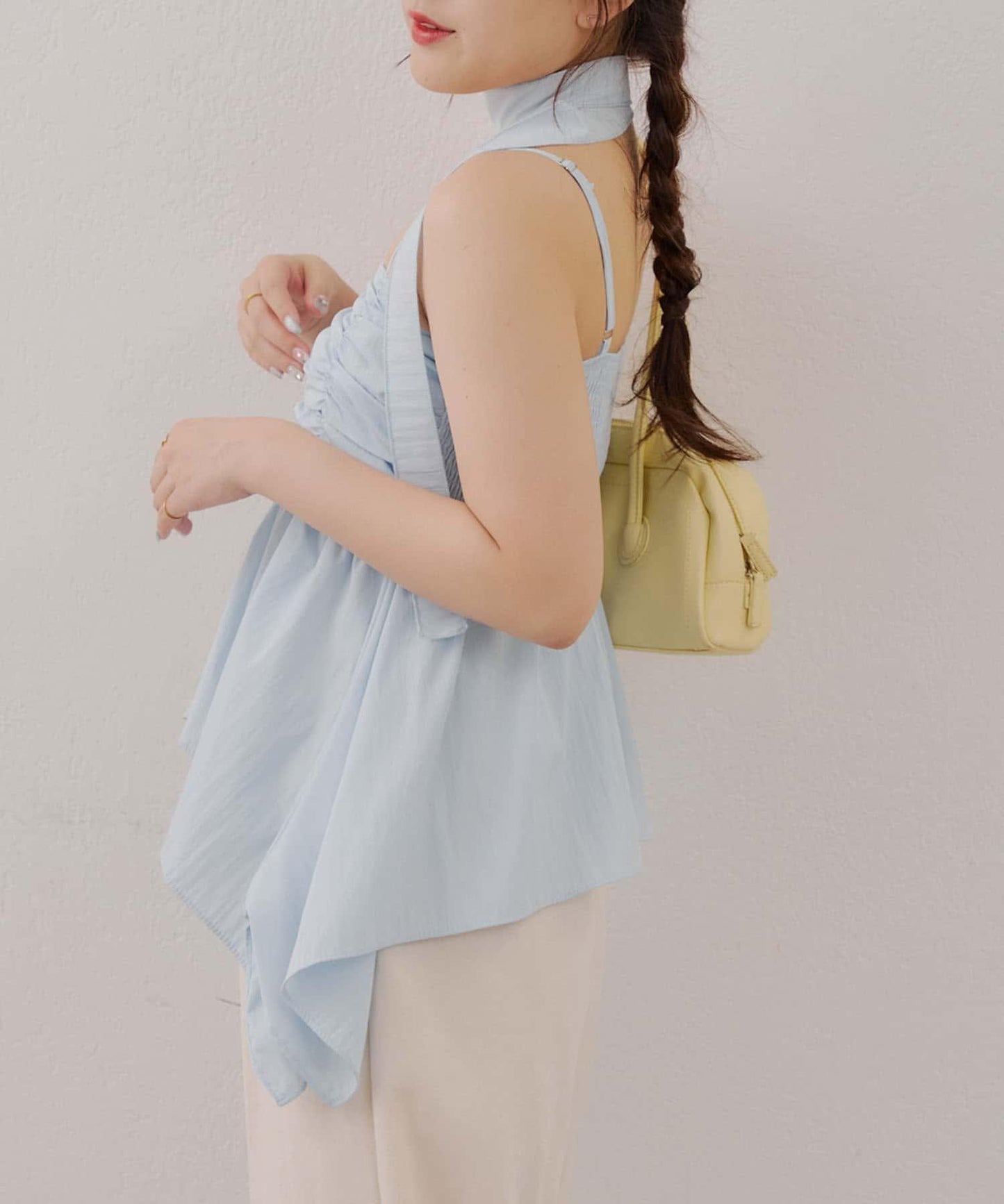 吊帶露臍裝配項鍊